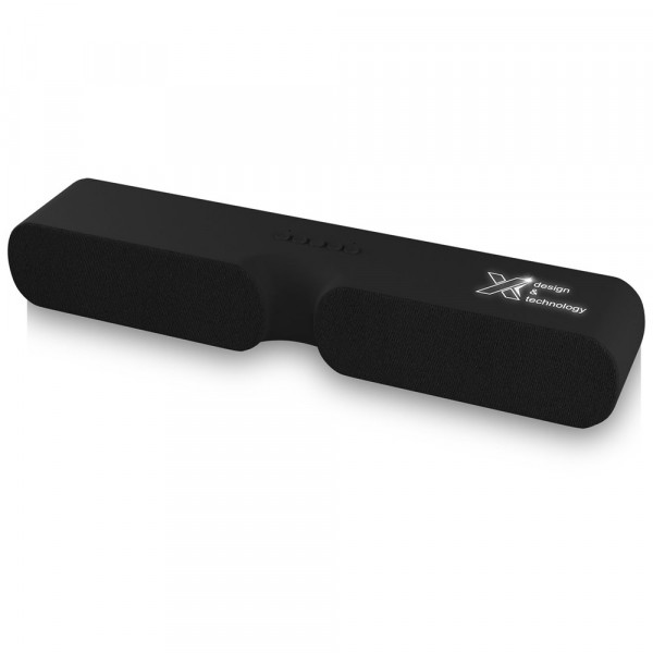 SCX.design S50 anti-bacteriële soundbar speaker 2x10W met oplichtende logo