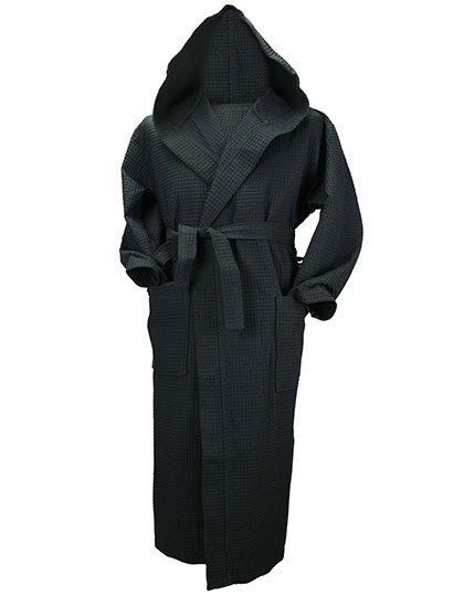 A&R - Robezz® Waffle Bathrobe With Hood